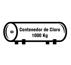 Contenedor de cloro 1000 kg